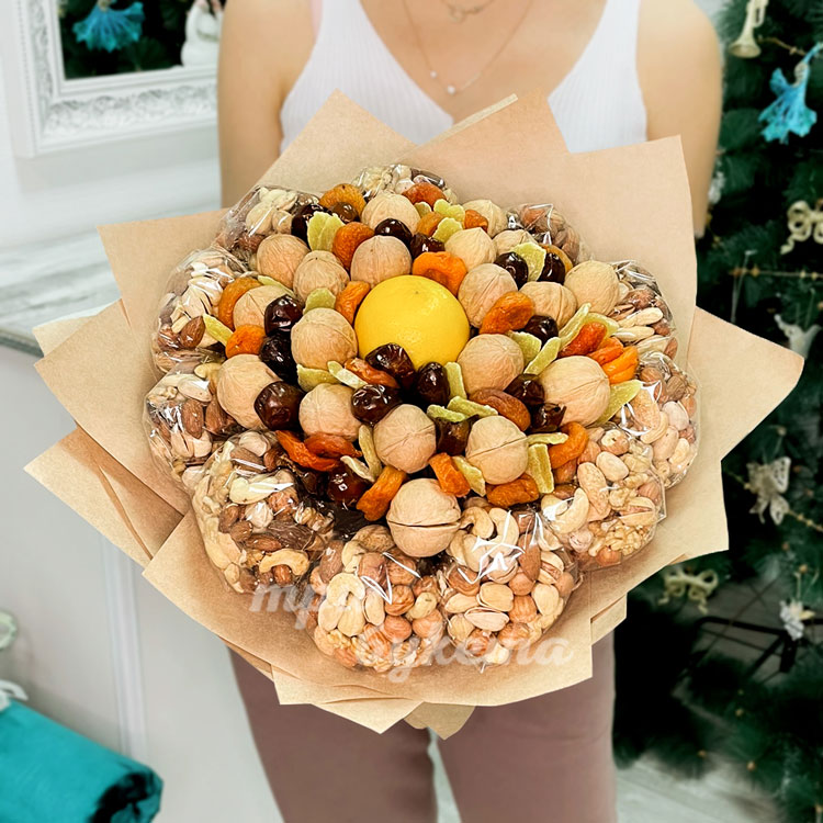 Букет из разных орехов (доп. фото)