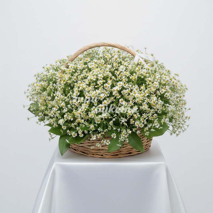 301 ромашка в корзине