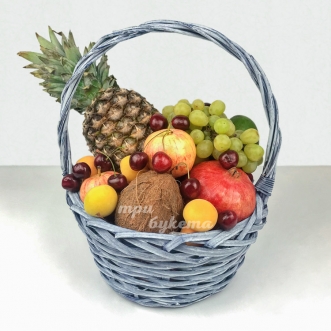 Купить подарочные корзины с фруктами и цветами в Сочи